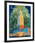 Los Angeles Promotional Poster - Los Angeles, CA-Lantern Press-Framed Art Print