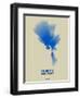 Los Angeles Radiant Map 2-NaxArt-Framed Art Print