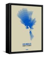 Los Angeles Radiant Map 2-NaxArt-Framed Stretched Canvas