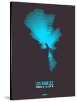 Los Angeles Radiant Map 3-NaxArt-Stretched Canvas