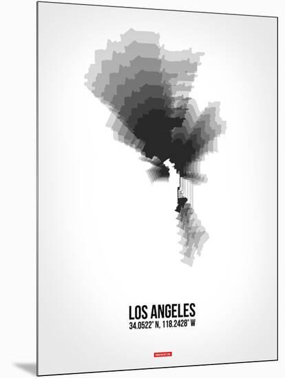 Los Angeles Radiant Map 8-NaxArt-Mounted Art Print