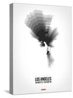 Los Angeles Radiant Map 8-NaxArt-Stretched Canvas