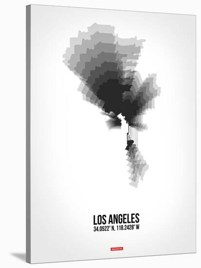 Los Angeles Radiant Map 8-NaxArt-Stretched Canvas
