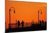 Los Angeles, Santa Monica, Santa Monica Pier at Sunset-David Wall-Mounted Photographic Print