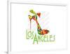 Los Angeles Shoe-Elle Stewart-Framed Premium Giclee Print