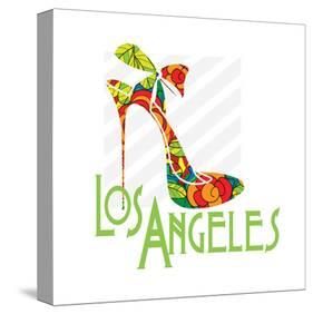 Los Angeles Shoe-Elle Stewart-Stretched Canvas