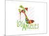 Los Angeles Shoe-Elle Stewart-Mounted Art Print