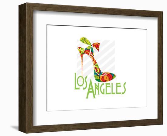 Los Angeles Shoe-Elle Stewart-Framed Art Print