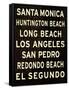 Los Angeles Sign II-null-Framed Stretched Canvas