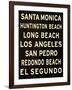 Los Angeles Sign II-null-Framed Art Print