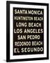 Los Angeles Sign II-null-Framed Art Print