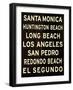 Los Angeles Sign II-null-Framed Art Print