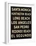 Los Angeles Sign II-null-Framed Art Print