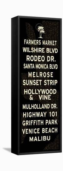 Los Angeles Sign-null-Framed Stretched Canvas