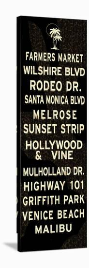 Los Angeles Sign-null-Stretched Canvas