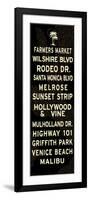 Los Angeles Sign-null-Framed Art Print