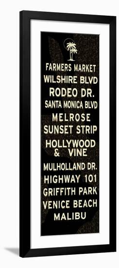 Los Angeles Sign-null-Framed Art Print