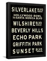 Los Angeles Sign-null-Framed Poster