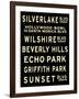 Los Angeles Sign-null-Framed Art Print