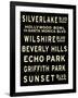 Los Angeles Sign-null-Framed Art Print