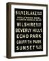 Los Angeles Sign-null-Framed Art Print