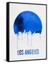 Los Angeles Skyline Blue-null-Framed Stretched Canvas