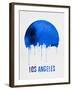 Los Angeles Skyline Blue-null-Framed Art Print