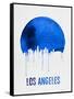 Los Angeles Skyline Blue-null-Framed Stretched Canvas