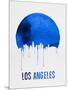 Los Angeles Skyline Blue-null-Mounted Art Print