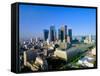 Los Angeles Skyline from City Hall, California-null-Framed Stretched Canvas