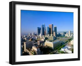 Los Angeles Skyline from City Hall, California-null-Framed Photographic Print