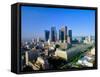 Los Angeles Skyline from City Hall, California-null-Framed Stretched Canvas