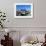 Los Angeles Skyline from City Hall, California-null-Framed Photographic Print displayed on a wall