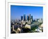 Los Angeles Skyline from City Hall, California-null-Framed Photographic Print