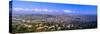 Los Angeles Skyline from Mulholland, California-null-Stretched Canvas