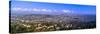 Los Angeles Skyline from Mulholland, California-null-Stretched Canvas