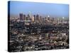 Los Angeles Skyline-Dale MacMillan-Stretched Canvas