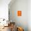 Los Angeles Street Map Orange-NaxArt-Art Print displayed on a wall