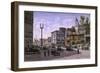 Los Angeles: Temple & Broadway-Stanton Manolakas-Framed Giclee Print