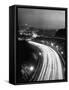 Los Angeles Traffic Traveling at Night-Loomis Dean-Framed Stretched Canvas