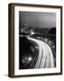 Los Angeles Traffic Traveling at Night-Loomis Dean-Framed Premium Photographic Print