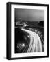 Los Angeles Traffic Traveling at Night-Loomis Dean-Framed Photographic Print