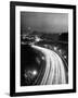 Los Angeles Traffic Traveling at Night-Loomis Dean-Framed Photographic Print