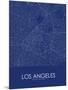 Los Angeles, United States of America Blue Map-null-Mounted Poster