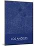 Los Angeles, United States of America Blue Map-null-Mounted Poster