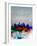 Los Angeles Watercolor Skyline 1-NaxArt-Framed Art Print