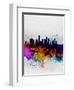 Los Angeles Watercolor Skyline 2-NaxArt-Framed Art Print