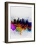 Los Angeles Watercolor Skyline 2-NaxArt-Framed Art Print