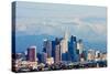 Los Angeles with Snowy Mountains in the Background-Andy777-Stretched Canvas
