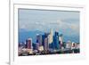 Los Angeles with Snowy Mountains in the Background-Andy777-Framed Photographic Print